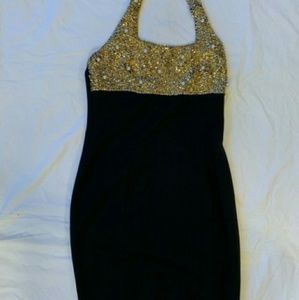 Black and Gold dress